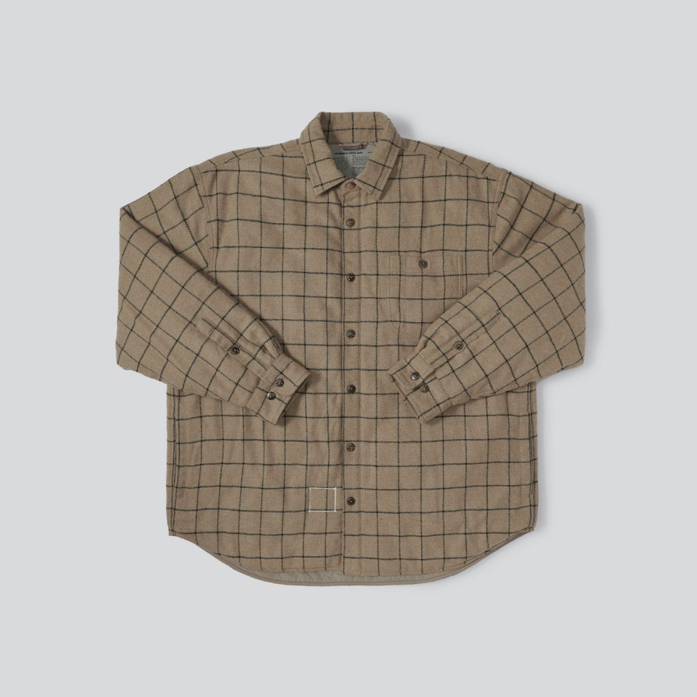 Quilted 2025 plaid shirt